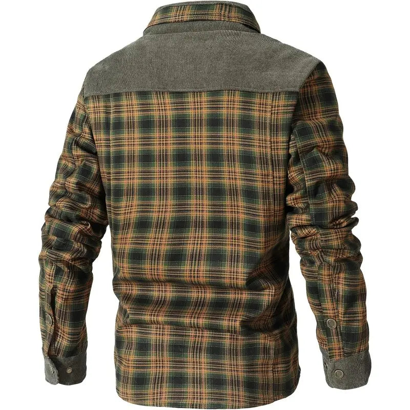 Marco | Corduroy Sherpa Flannel Jacket