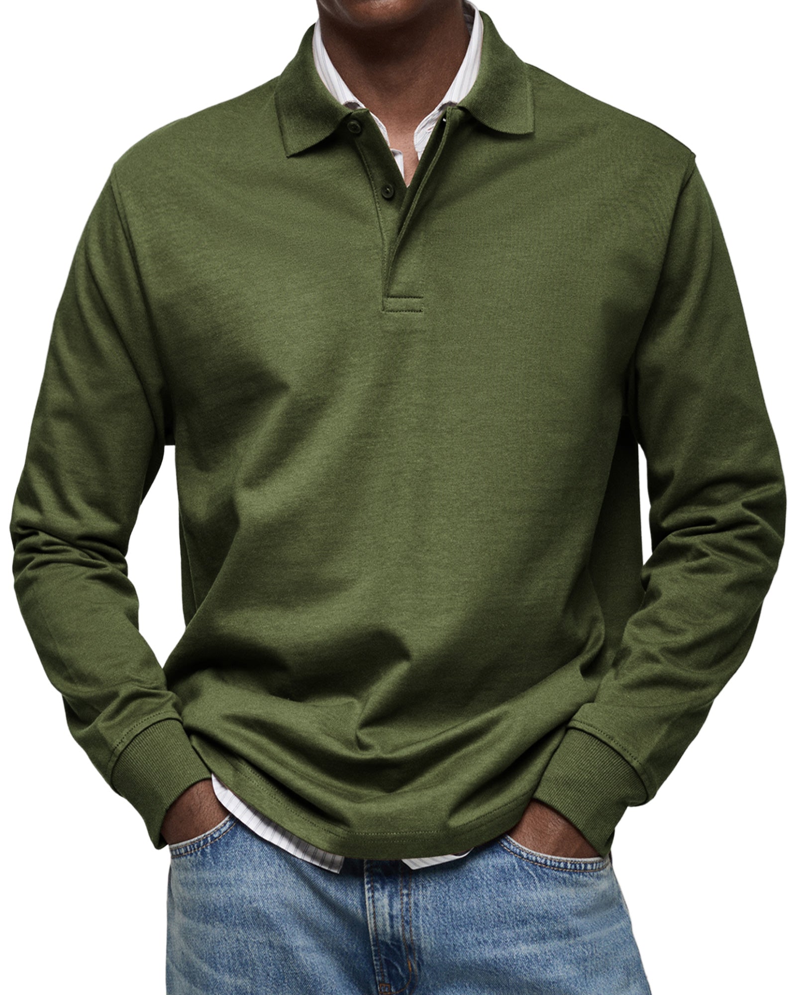 Javier – Long-Sleeve Polo Shirt