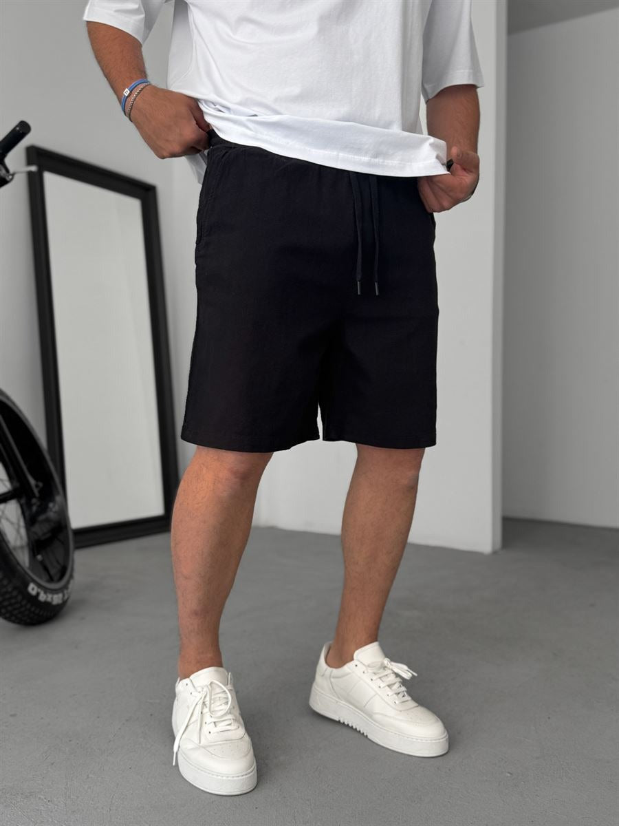 Leo – Pantaloncini in cotone con coulisse