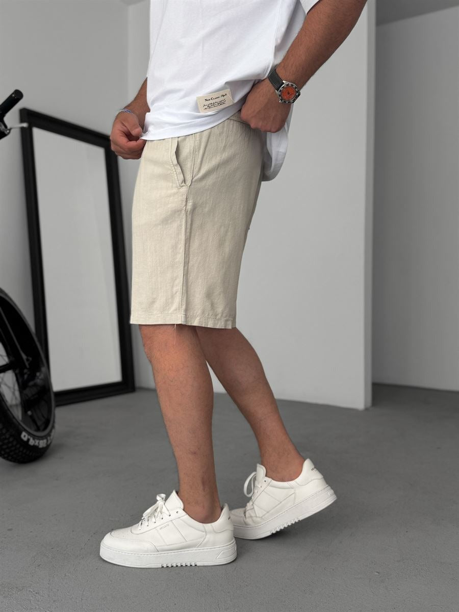 Leo – Pantaloncini in cotone con coulisse