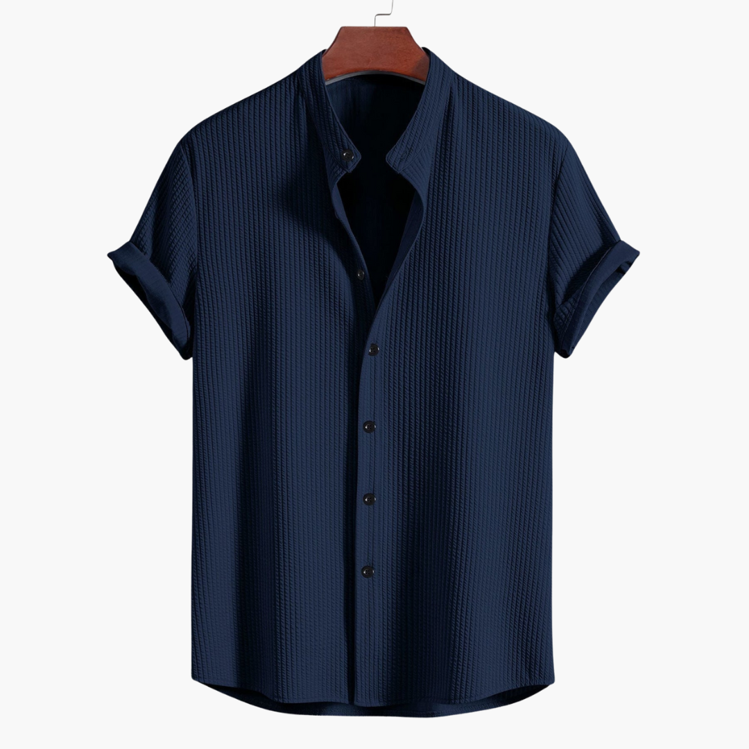 Carlos – Ribbed Collar Shirt