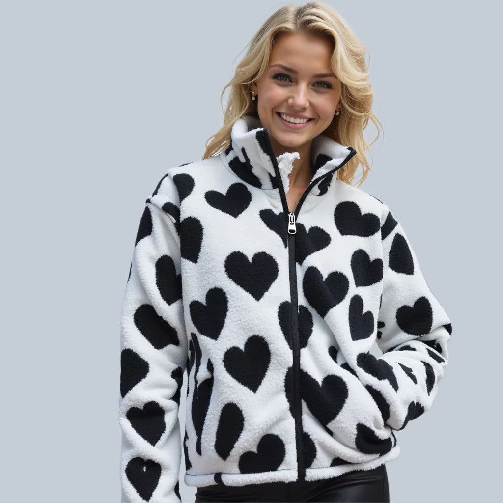 Sabrina - Reversible Heart Jacket
