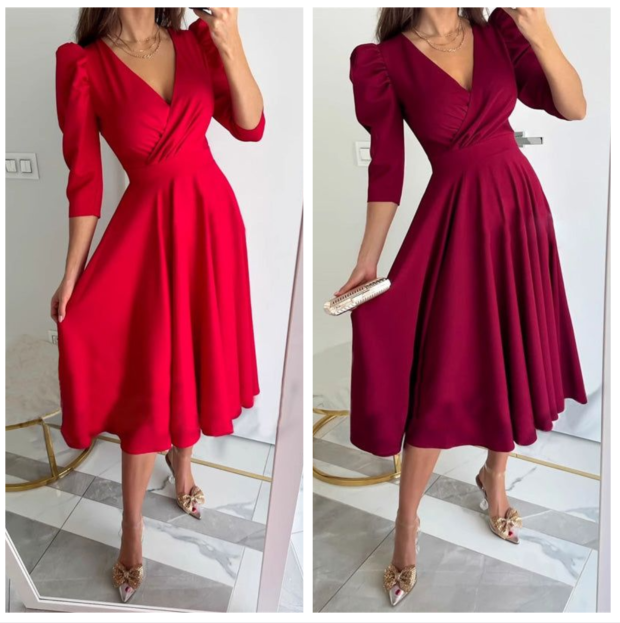 Renata – Flattering Midi Dress
