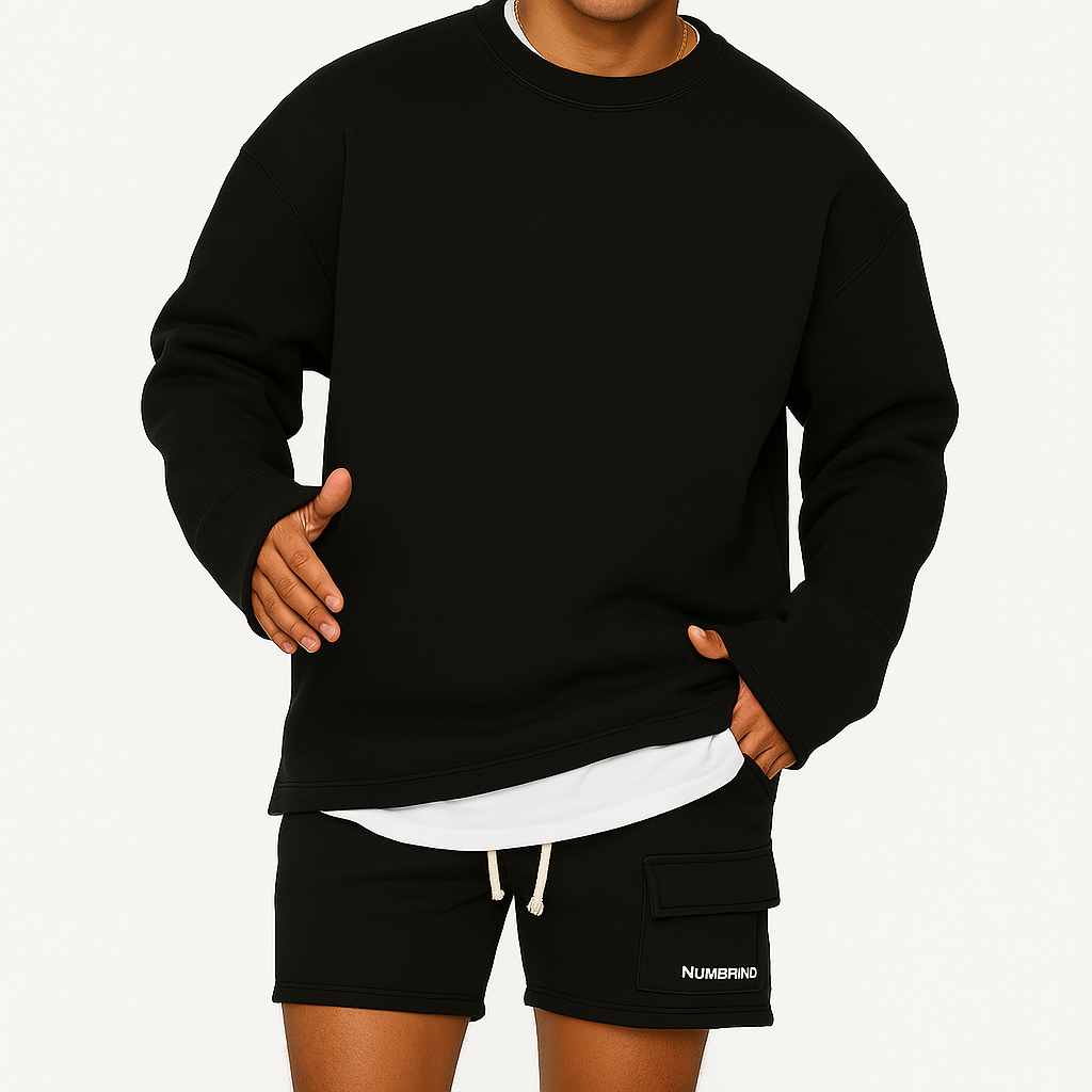 Theo – 2-Piece Set (Sweatshirt + Shorts)