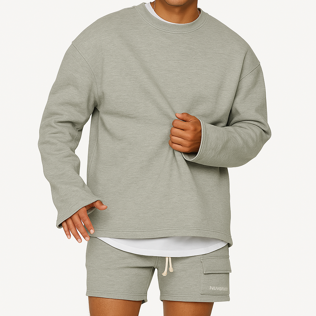 Theo – 2-Piece Set (Sweatshirt + Shorts)