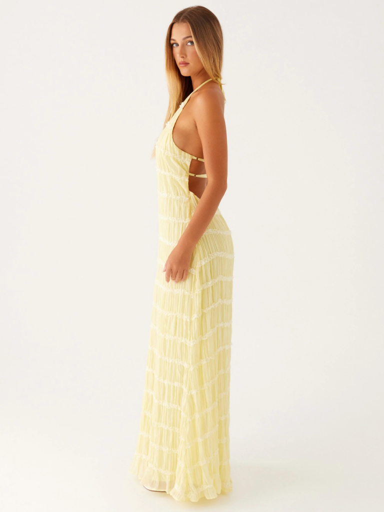 Daria – Airy Halter Maxi Dress