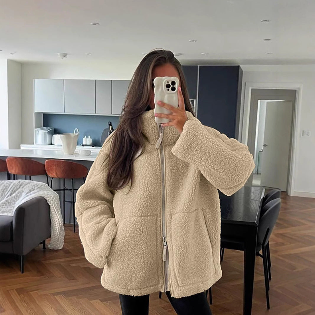 Olivia –  Warm Teddy Coat