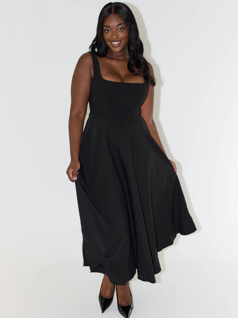 Clara – Vestito Midi Svasato