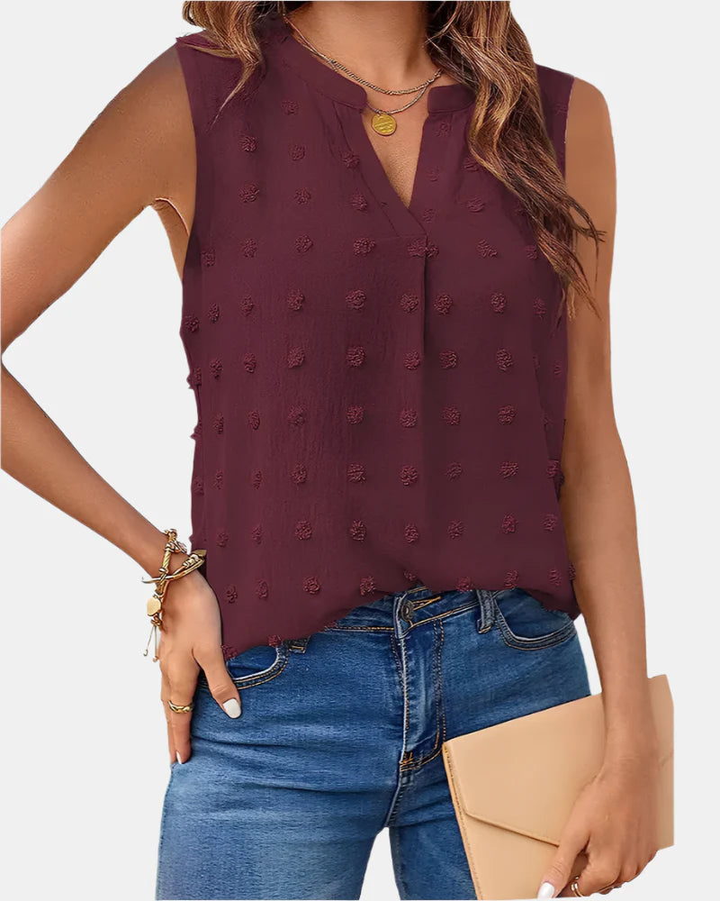 Vanessa – Elegant Sleeveless Blouse