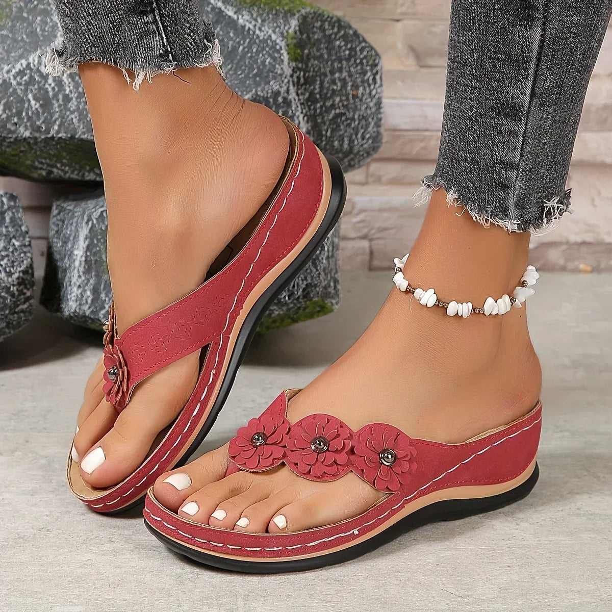 Margaux – Blumensandalen