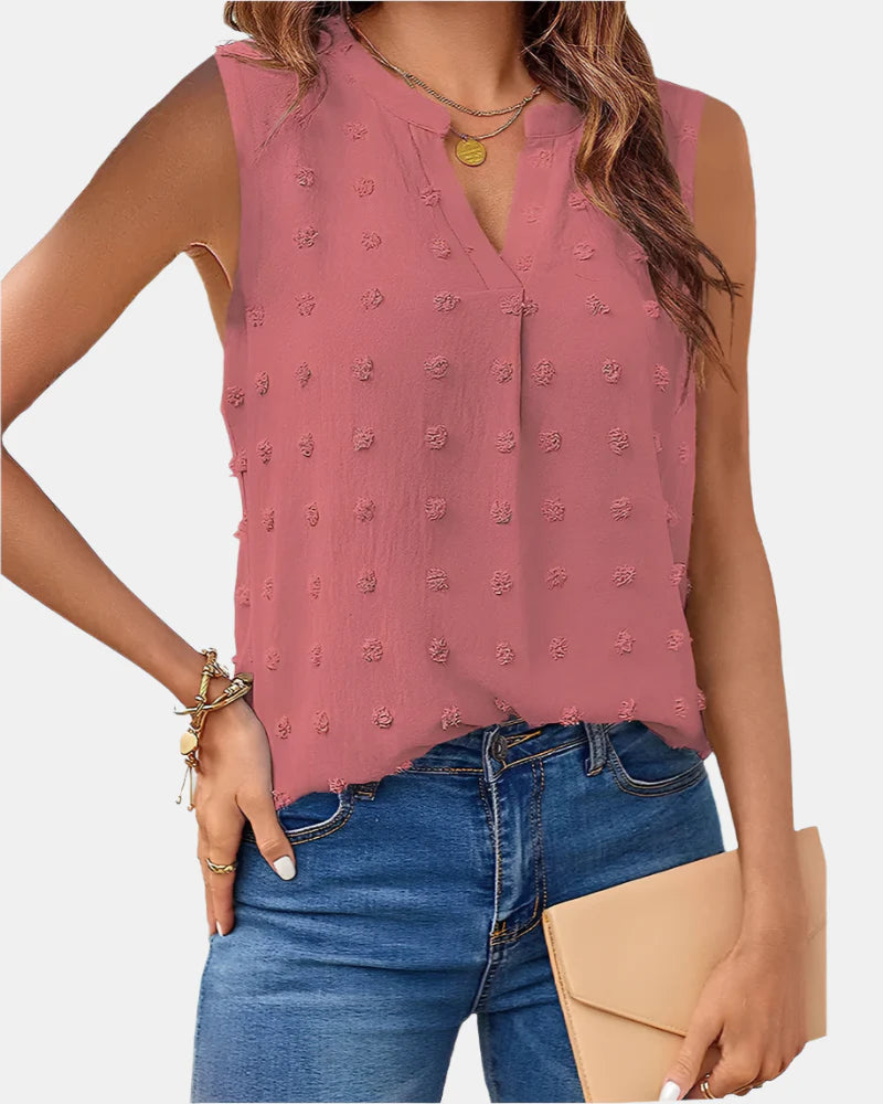 Vanessa – Elegant Sleeveless Blouse