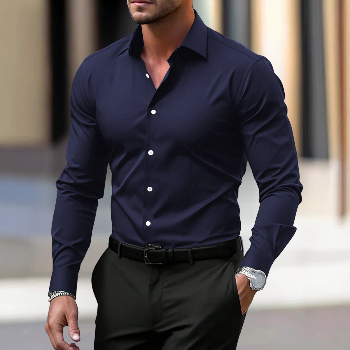 Blas – Casual Long Sleeve Shirt