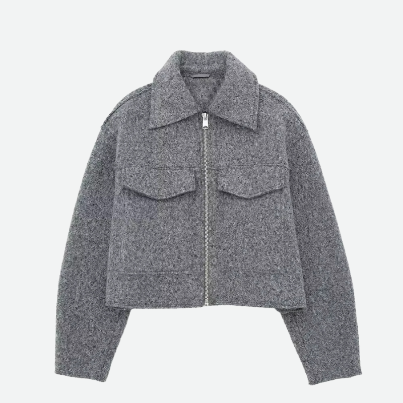 Clara - Vintage Zip Up Jacket