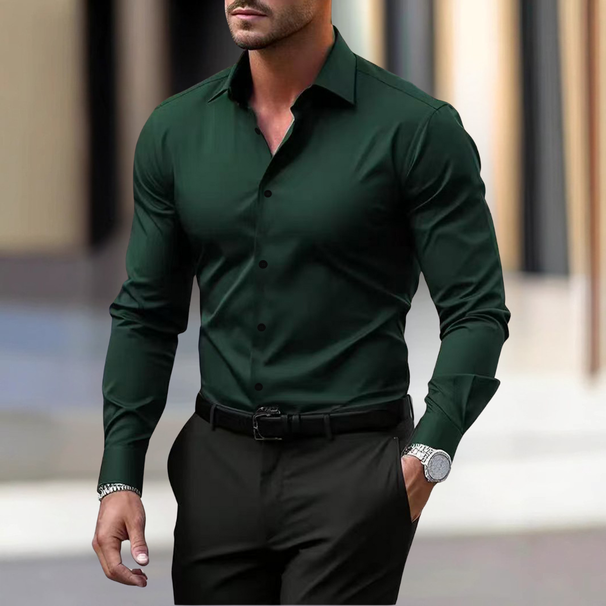 Blas – Casual Long Sleeve Shirt