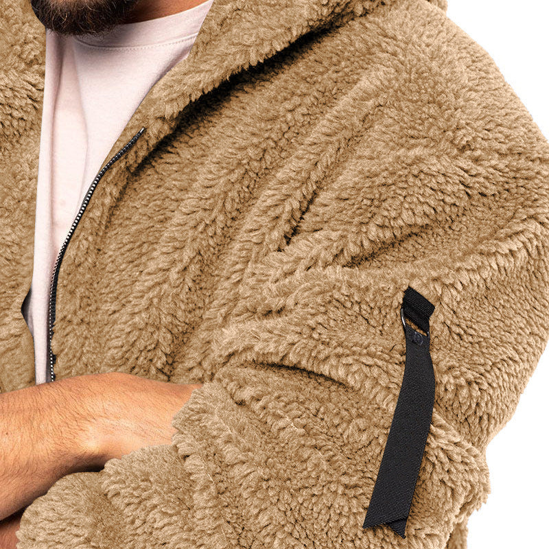 Adriel - Plush Hooded Jacket