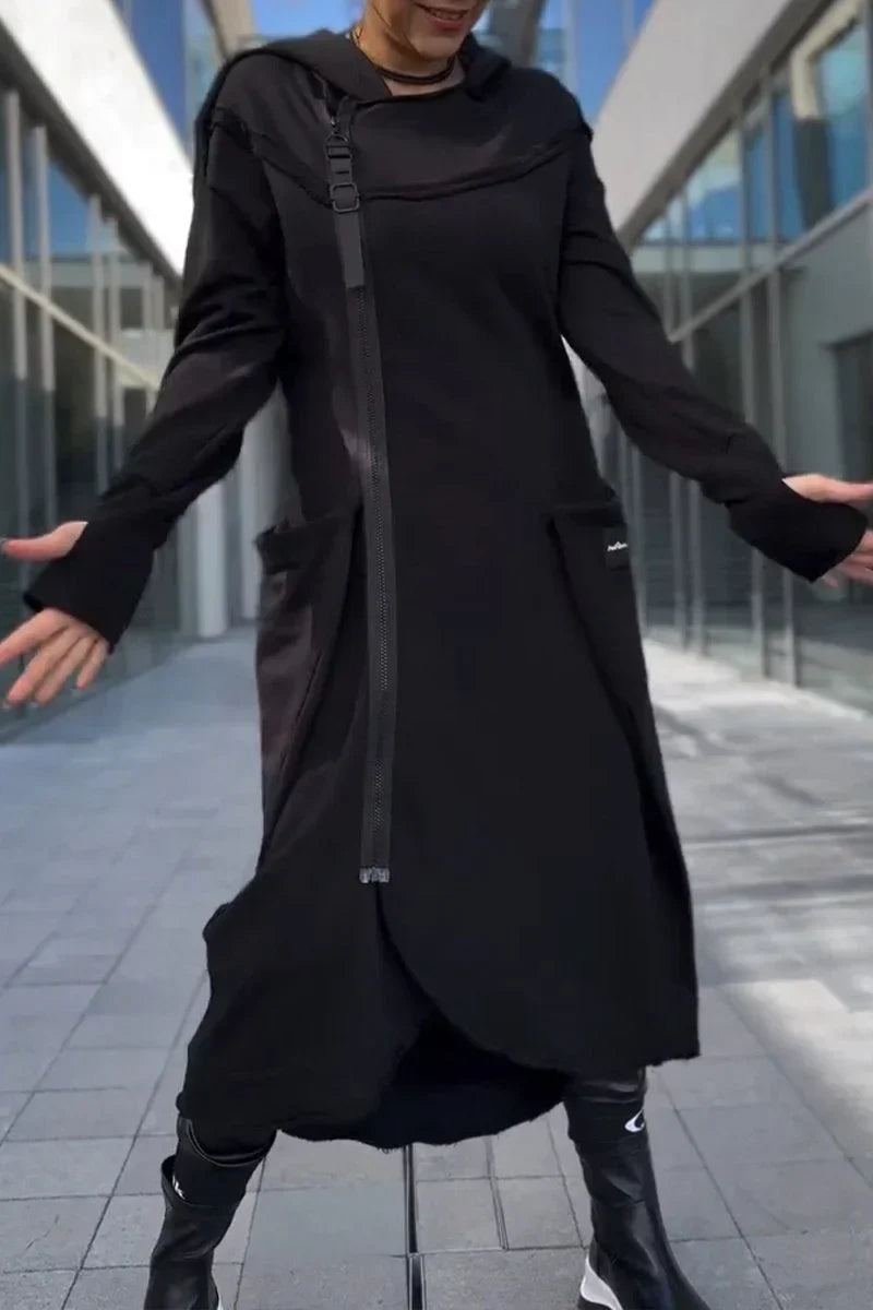 Marie - Cappotto lungo con cappuccio