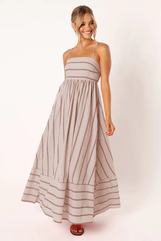 Lucia – Striped Maxi Dress