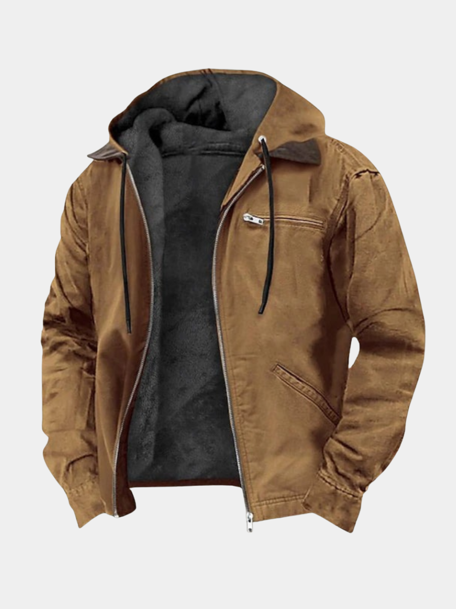 Logan – Fleece-Lined Hooded Jacket