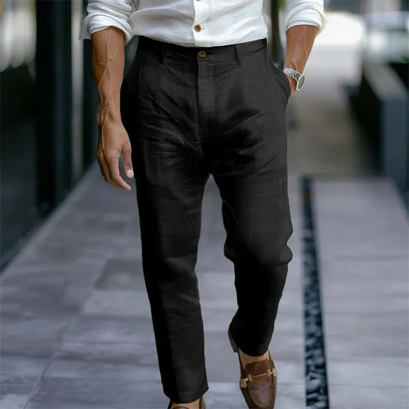 Enrique –  Linen Casual Pants
