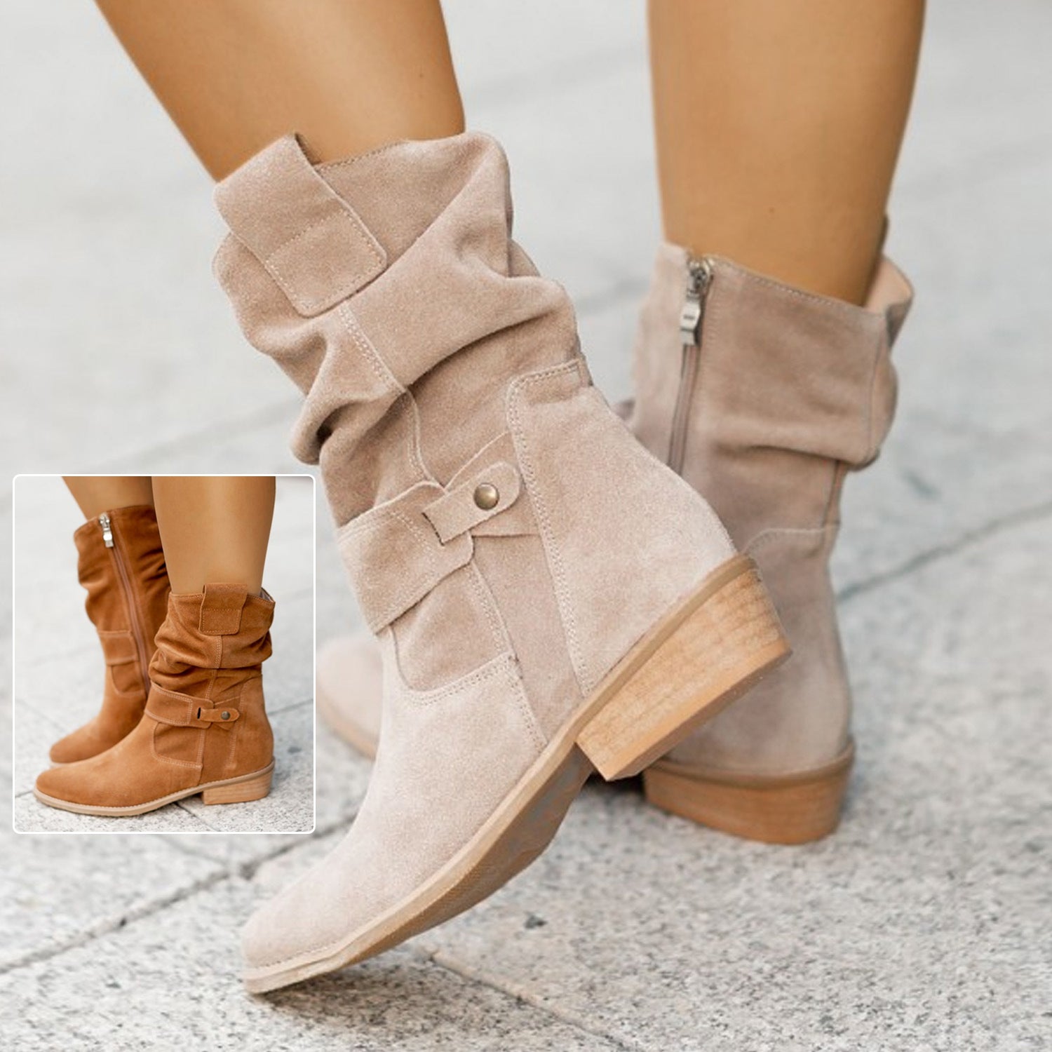 Krystin - Mid-Calf Boots