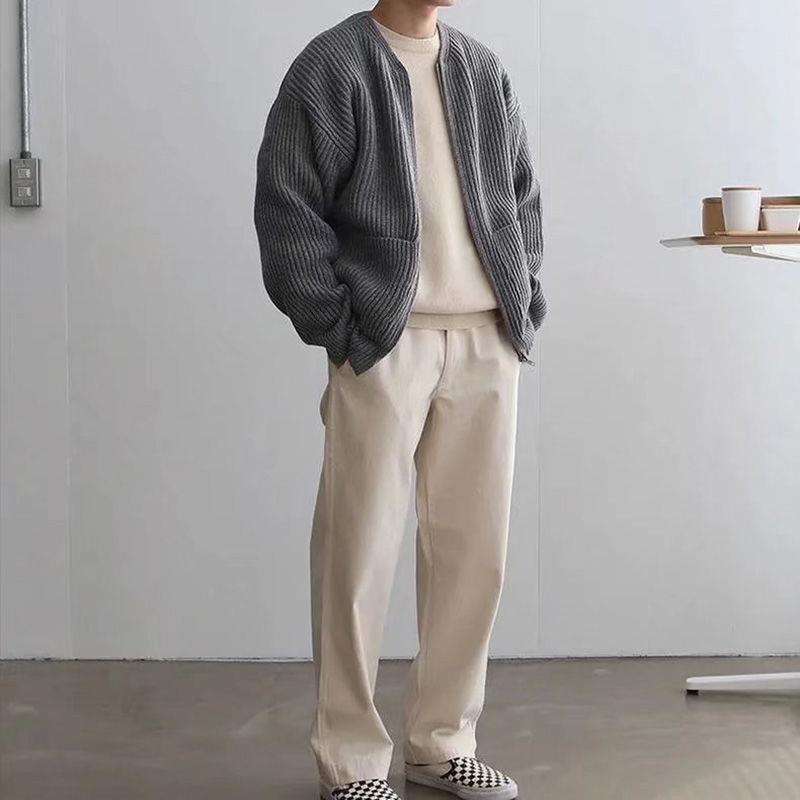 Arthur - Knitted Zip-up Cardigan