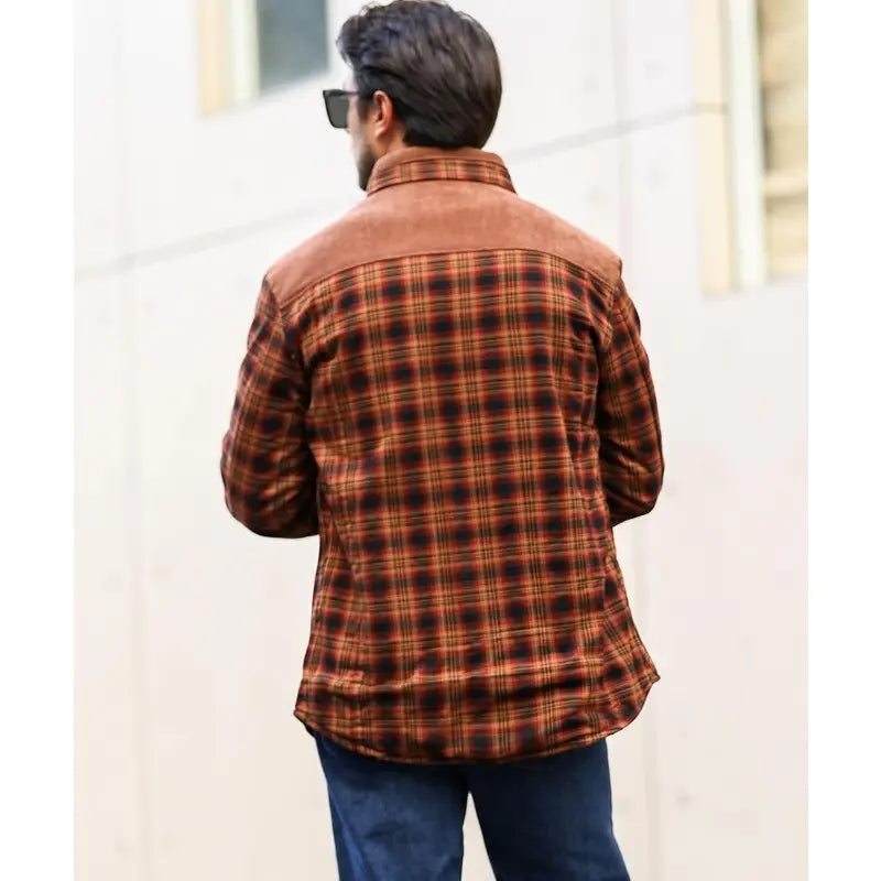 Marco | Corduroy Sherpa Flannel Jacket