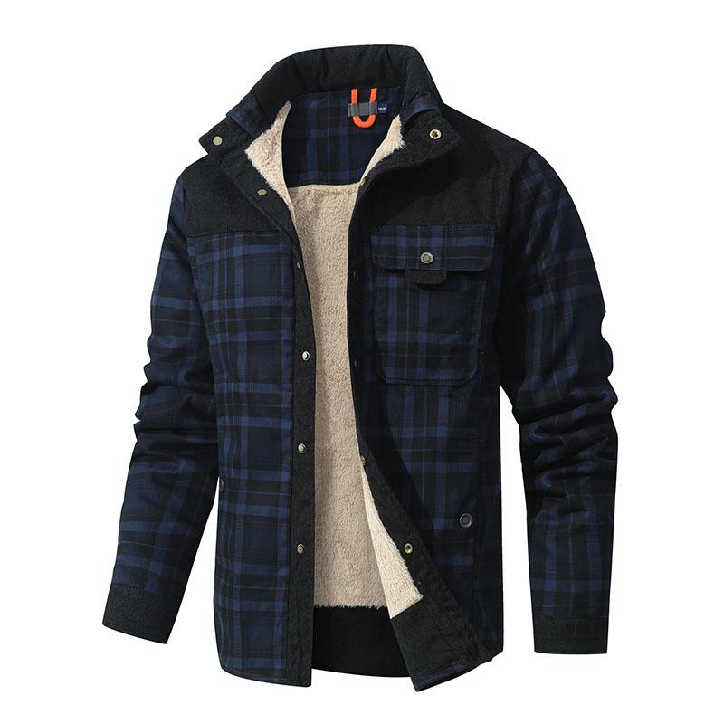 Marco | Corduroy Sherpa Flannel Jacket