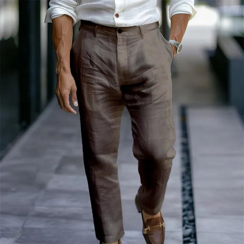 Enrique –  Linen Casual Pants