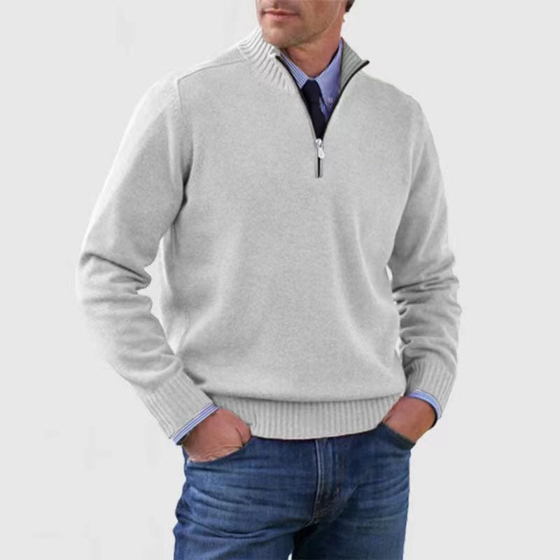 Alden - Stand Collar Sweater