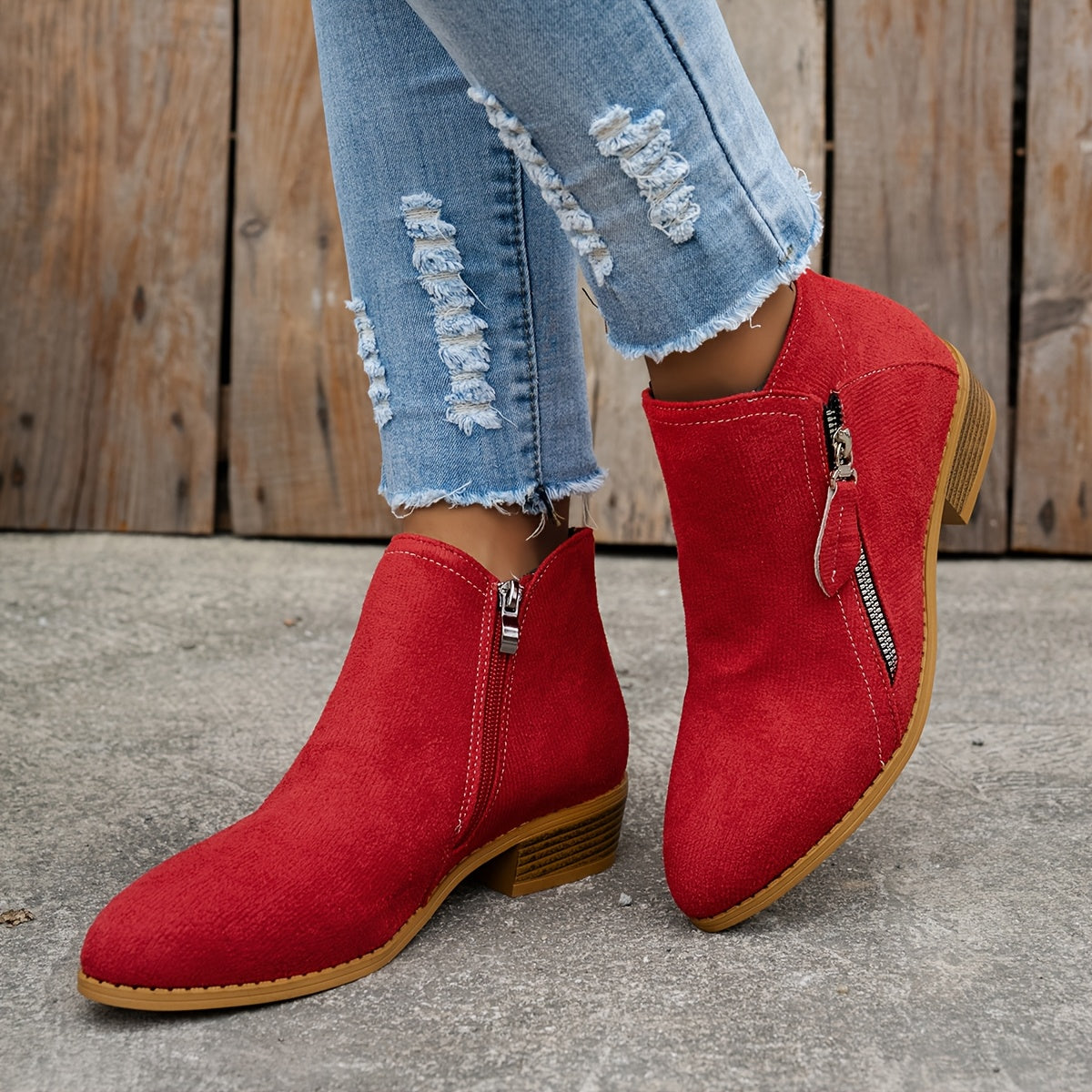 Lucia – Premium Suede Ankle Boots