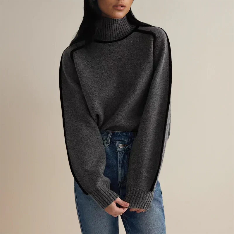 Lola – High-Neck Wool Sweater