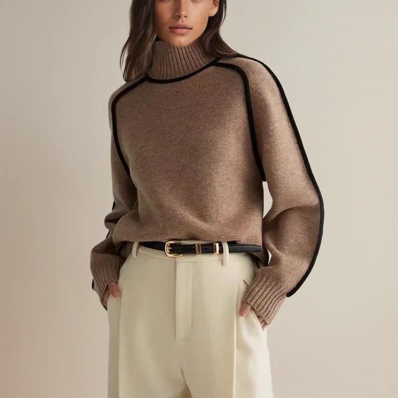 Lola – High-Neck Wool Sweater