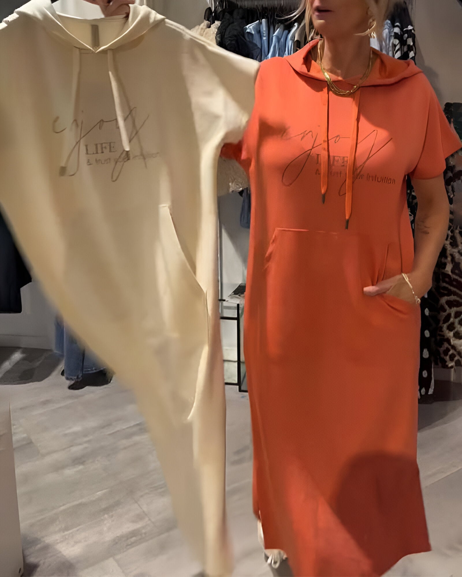 Vera – Hoodie Midi Dress