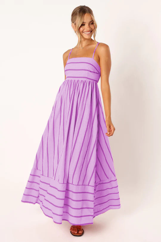 Lucia – Striped Maxi Dress
