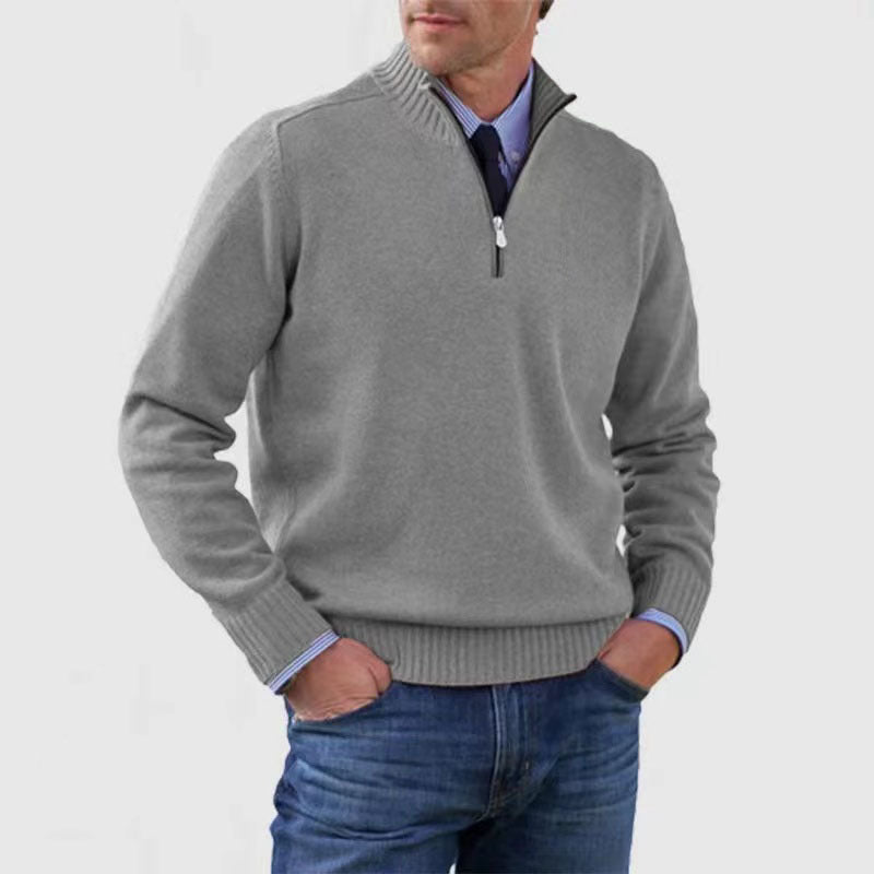 Alden - Stand Collar Sweater