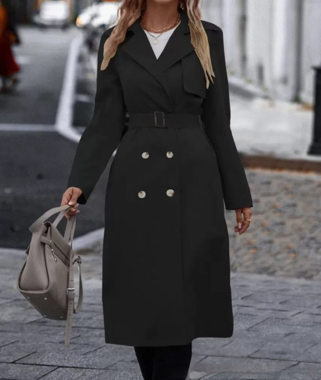 Scarlett - Double-breasted Trench Coat