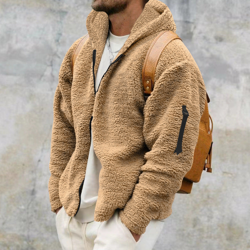 Adriel - Plush Hooded Jacket