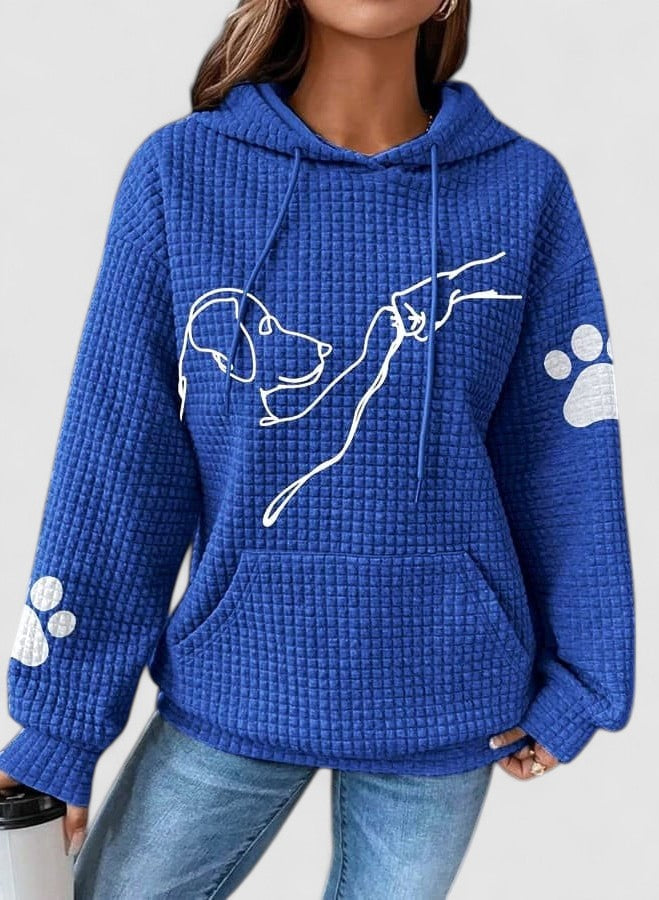 Juana – Waffle Knit Hoodie
