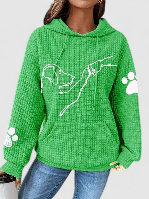 Juana – Waffle Knit Hoodie