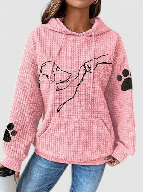 Juana – Waffle Knit Hoodie