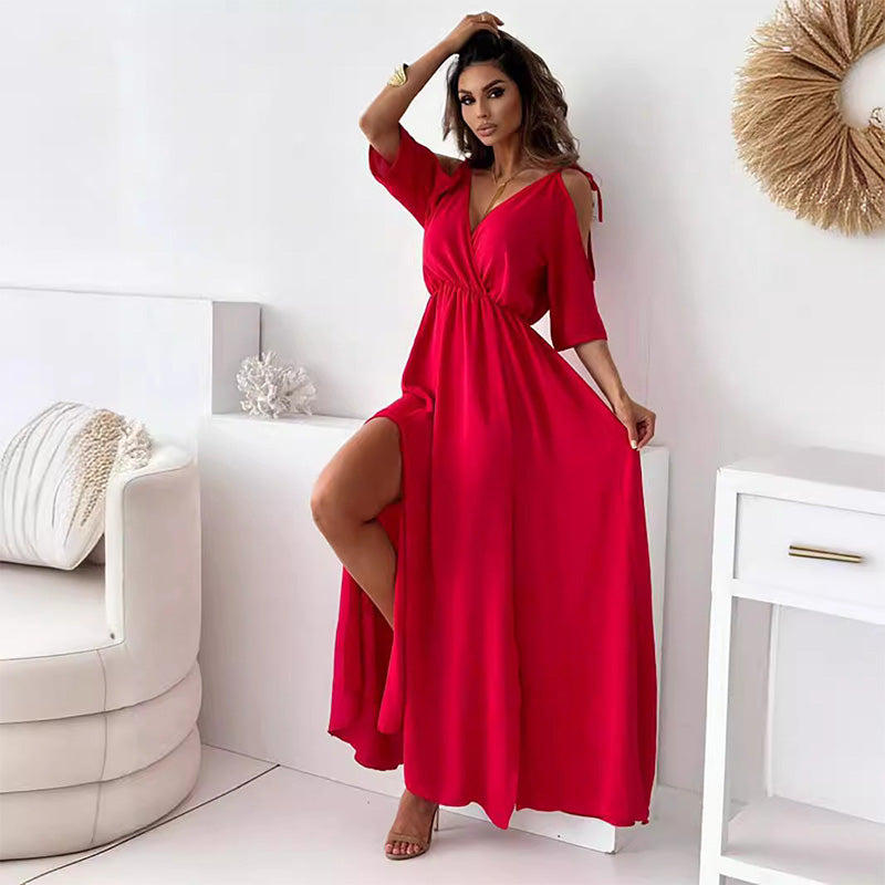 Noor - Side Split Dress