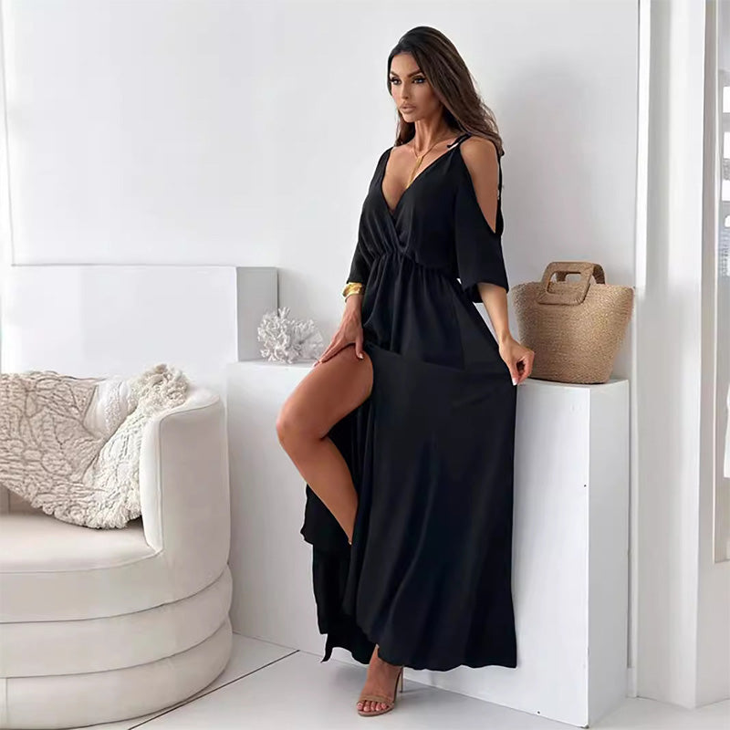 Noor - Side Split Dress