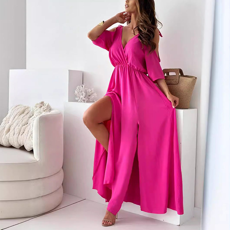 Noor - Side Split Dress